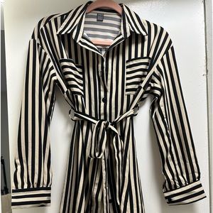 Striped Shirt dress